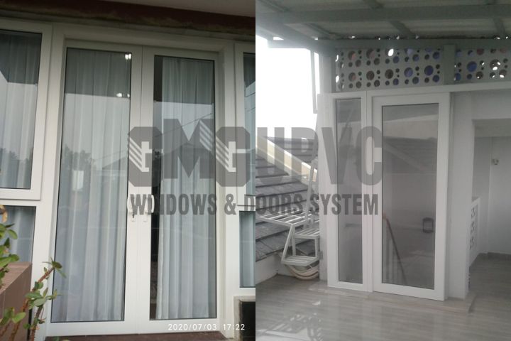 Pintu sliding UPVC